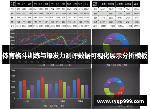 体育格斗训练与爆发力测评数据可视化展示分析模板